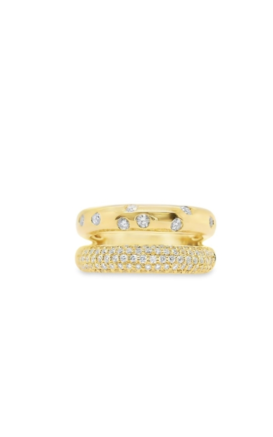 Double Row Diamond Ring