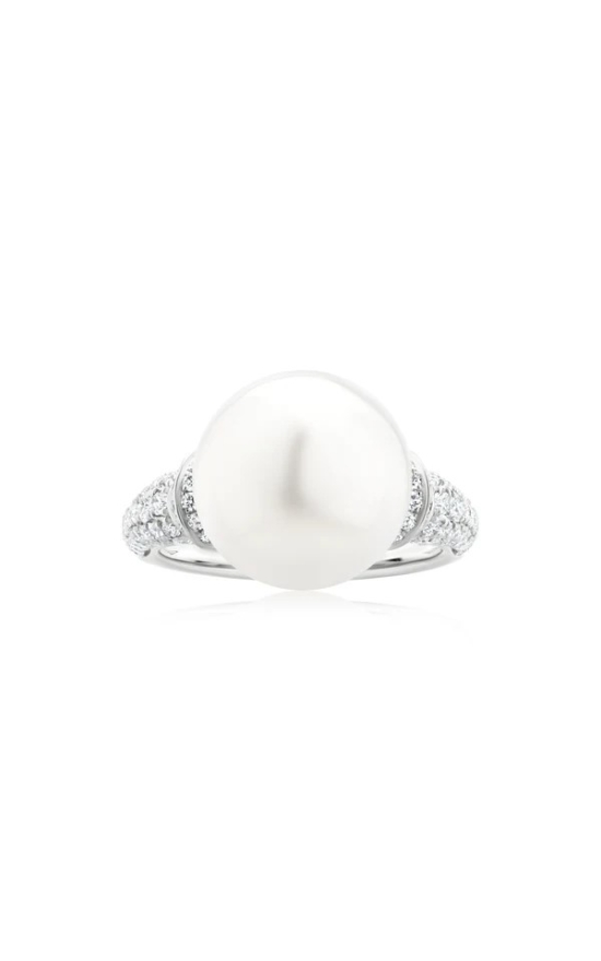 Pearl and Diamond Ring